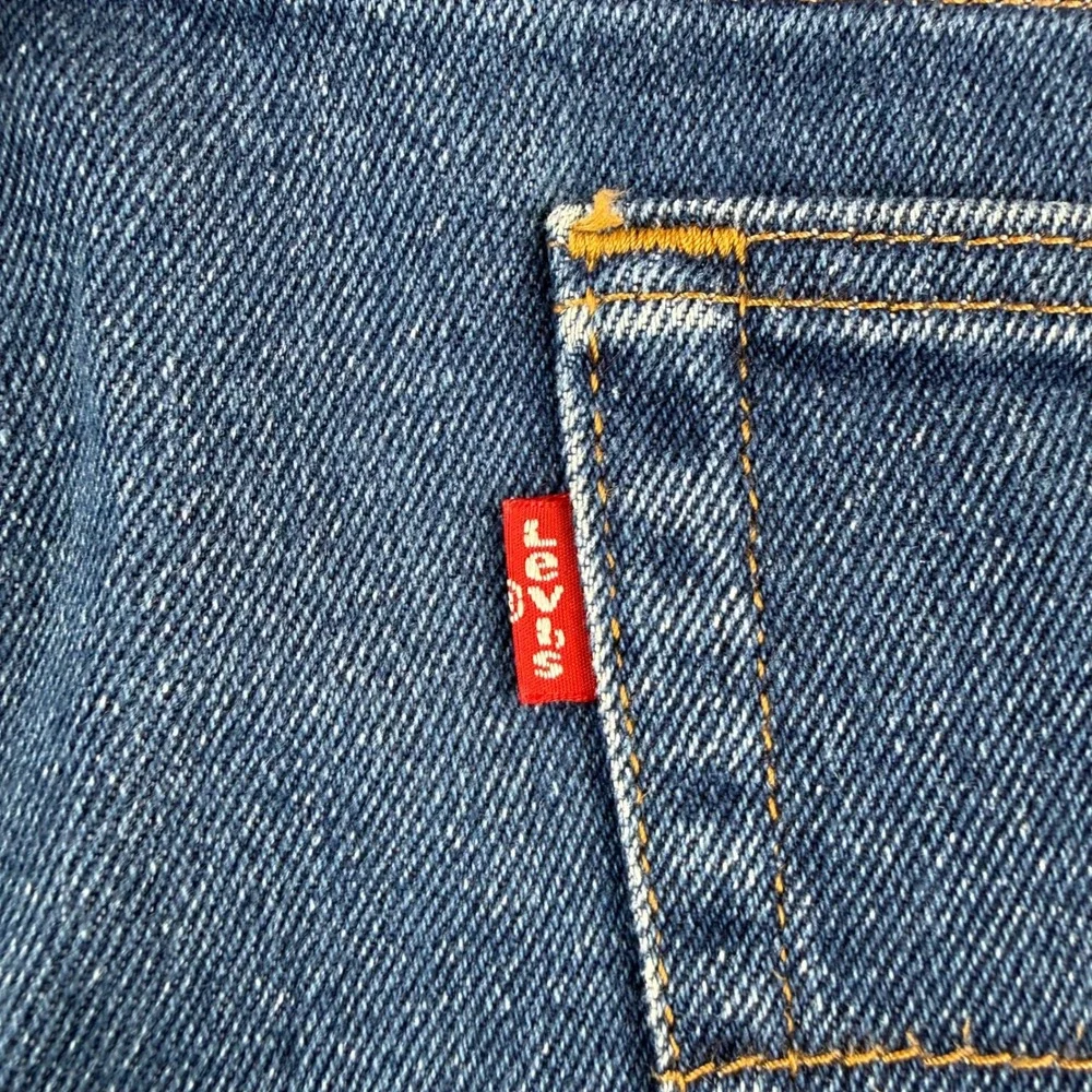 Levis Jeans Mens 38x29 (Fits 38x27) Dark Wash 517 Bootcut Western‎ Cowboy Denim
